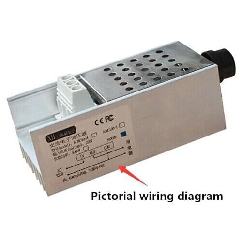 New 10000w AC 220V High Power SCR BTA100-800B Electronic Voltage Regulator For Speed Control & Dimming & Thermostat