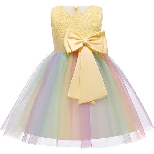 High Quality Dress For Girls Kids Clothing Flower Girls'Clothes Baby Hollow out Dress Children Birthday Party Prom Dresses