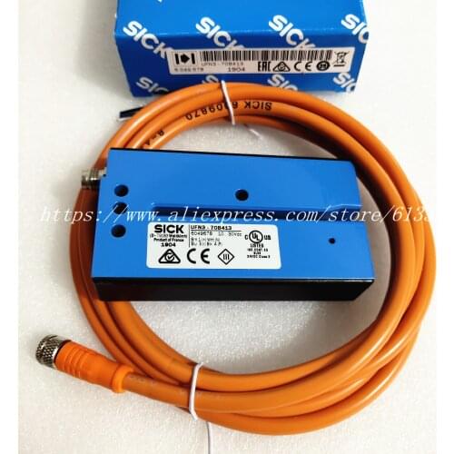 UFN3-70B413 6049678 Sick 100% Original & New Ultrasonic Photoelectric Sensor Replace UF3-70B410 with Cable