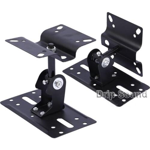 Universal Wall Ceiling Speaker Wall Mount Bracket Loudspeaker Box Tilt Side Clamping Hanger Audio Stereo Surround Stand Support