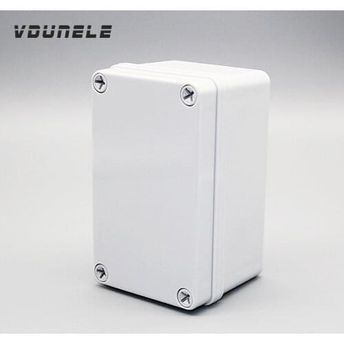 Electrical ABS waterproof plastic enclosure IP67 130x80x70mm large junction box PC transparent cover case 130x80x85mm