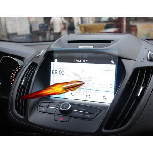 Car Navigation Tempered Glass Screen Protector Steel Portective Film For Ford Kuga 2013 2014 2015 2016 2017 2018 Car Styling