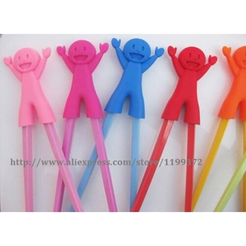 100pairs Childrens Plastic Chopsticks Children Learning Helper Training Learning Happy Plastic Toy Chopstick Fun Baby Infant
