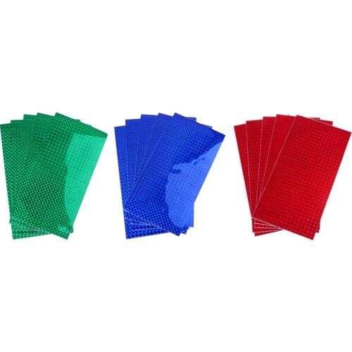 5Pcs Fishing Lure Tape Fish Scales Holographic DIY Decorative Tape Reflective Tape for DIY Tackle Craft Fishing Accessories