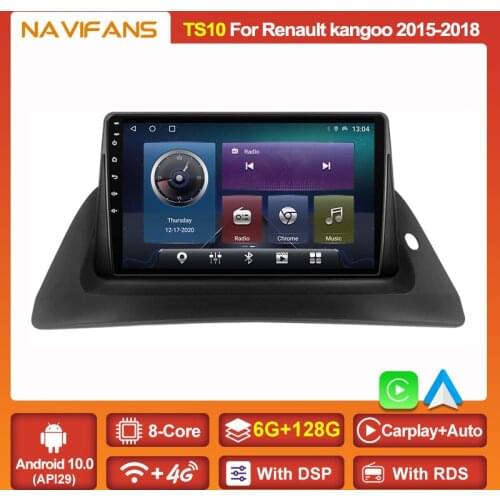 Android 11 Car Radio Stereo Multimedia Video Player For Renault kangoo 2015 2016 2017 2018 Navigation Wireless Carplay Auto Unit