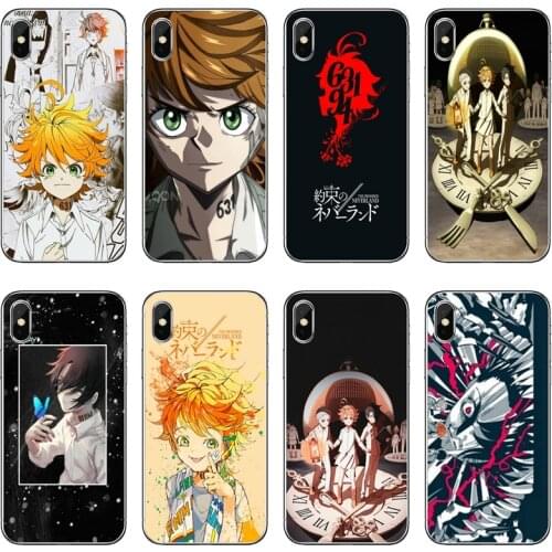 Anime Promised Neverland Accessories Phone Case For Huawei P40 P30 P20 Pro P10 P9 Lite Y5 Y6 Y7 Y9 P Smart Plus 2018 2019