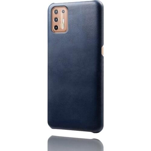Luxury Leather Calf Pattern Phone Case For moto G7 G8 G9 plus play Texture Fitted Antiskid Cover Slim Retro For moto G9 Plus