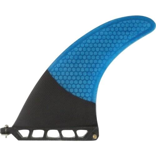 Surfboard Single Fin central fin Fibreglass 6''7''8''9'' Fins Blue Color SUP Board Quilhas Fins