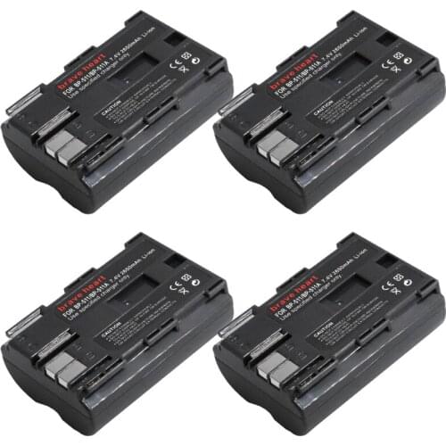 BP-511 BP-511A 2650mAh Camera Battery BP511 BP 511 For Canon EOS 40D 300D 5D 20D 30D 50D 10D D60 G6 BP 511A