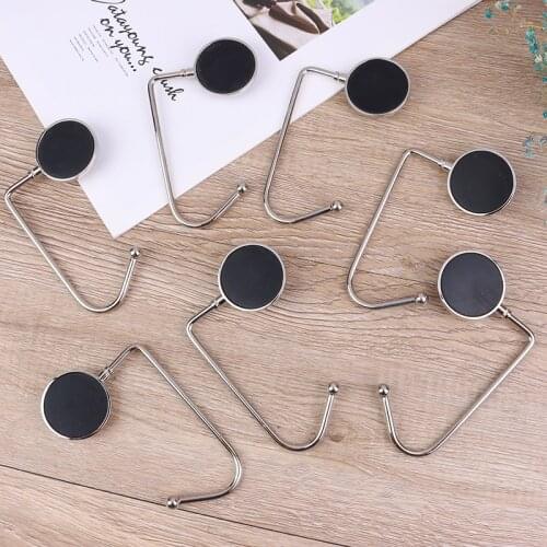 Hot Sale For Hanging Crystal Alloy Magic Hooks For Purse Bag Hanger Portable Handbag Folding Hanger Holder Hook