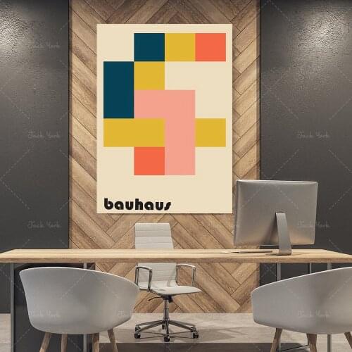 Bauhaus Art Exhibition Print, Vintage Print Print, Hockney Print, Bauhaus Poster, Artist print, Vintage German Poster, Art poste