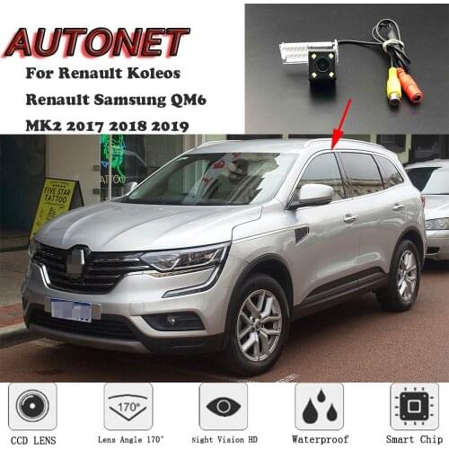 AUTONET Backup Rear View camera For Renault Koleos Renault Samsung QM6 MK2 2017 2018 2019 Night Vision/parking Camera or Bracket