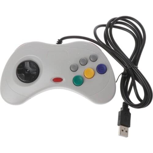 USB Classic Gamepad Controller Wired Game Controller Joypad for sega Saturn PC
