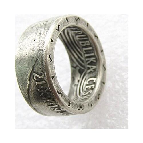 Czech republic 1949 100koruny ‘Head' Stalin Coin Ring Handmade In Sizes 7-14