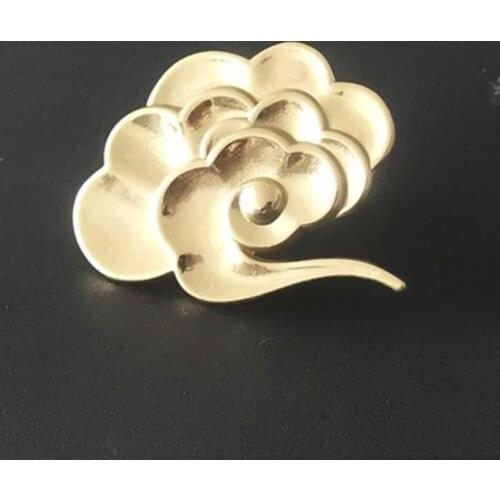 Retro Creative solid brass Auspicious Cloud furniture handle coper drawer cabinet cupboard dresser knob pull Left right handle