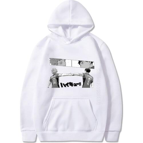 Harajuku Men Hoodie Haikyuu Man HoodyKuroo Anime Bokuto Manga Shoyo Volleyball Long Sleeves Hoodies Streetwear Clothes