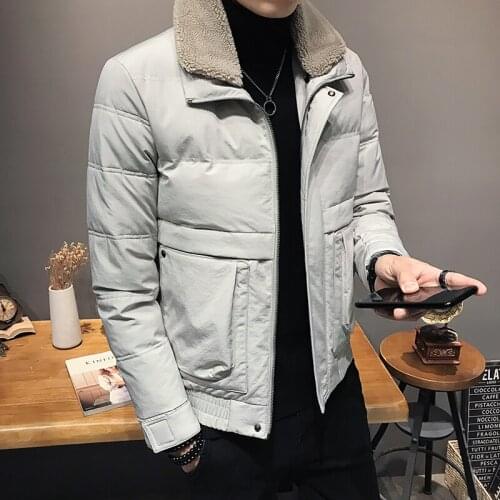 The new popular logo winter collars thickening DS - B - comfortable cotton-padded clothes to keep warm trend