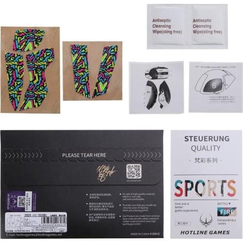 Original Hotline Games Mouse Skates Side Stickers Sweat Resistant Anti-slip Grip Tape for logitech G502 Mouse[Aurora]