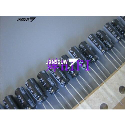 20PCS NICHICON VR 35V22UF 5X11MM 22UF 35V original Aluminum electrolytic capacitor 85 degrees 22uF/35V