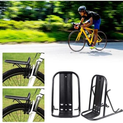 Bicycle Front Rack Aluminum Alloy Bike Luggage Shelf Carrier Panniers Bracket Trunk Cycling Bicycle Racks MTB Road Bike Parts
