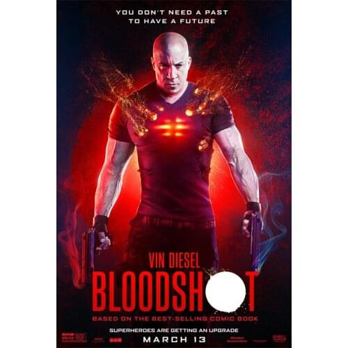 L0097 Bloodshot Movie Silk Fabric Poster Art Decor Indoor Painting Gift