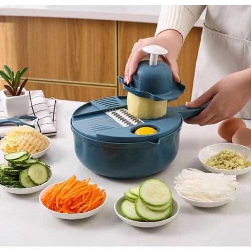 Vegetable Cutter Potato Slicer Set Kitchen Grater Tool Multi-function Change Knife Cooking Accessories Chopper Kitchen