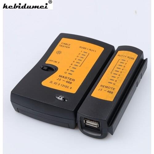 Kebidumei Networking Tool RJ11 RJ45 USB Network Cable Wire Tester Ethernet LAN Network Tester Detector Tracker New Arrival