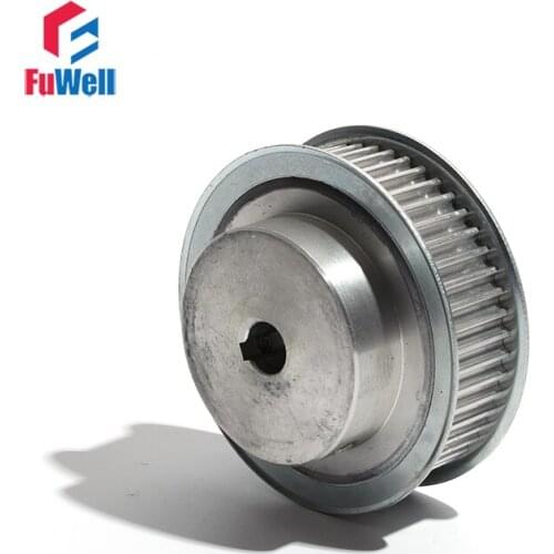 HTD5M 45T Timing Pulley With Keyway 16mm Belt Width 12/14/19/20/25mm Bore Transmission Pulley 5M 45Teeth Toothed Belt Pulley