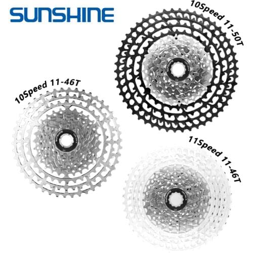 SUNSHINE 10/11/12 Speed Ultralight Mountain Bicycle Flywheel 11-50T/52T/46T Cassette Freewheel MTB Bike Part for GX Shimano