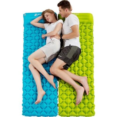 1 Person Outdoor Ultra Light Car Sleeping Camping Mat Inflatable Bed Mattress Portable Tent Cushion Hiking Cycling Beach Pad