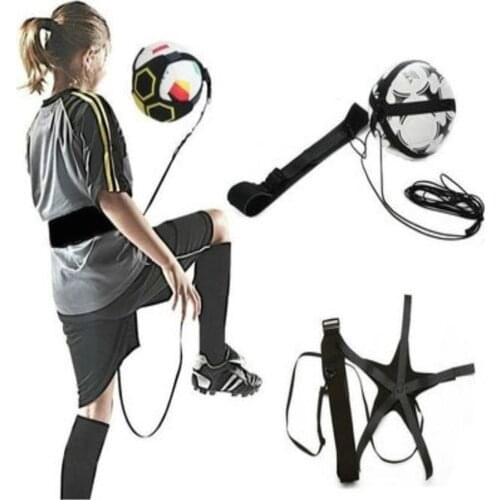 Football Kick Trainer Football Training Equipment Auxiliary Soccer Elastic Rope elástico, manos libres, Control de habilidades