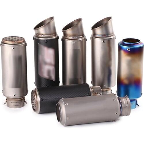 Tubo de escape da motocicleta com db assassino tubo de escape da motocicleta silenciador para gp-projeto tubo de escape de