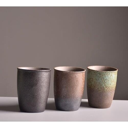 Vintage water mug big capacity ceramic tea cup for puer teacups 150ml tea bowl accessories home decor