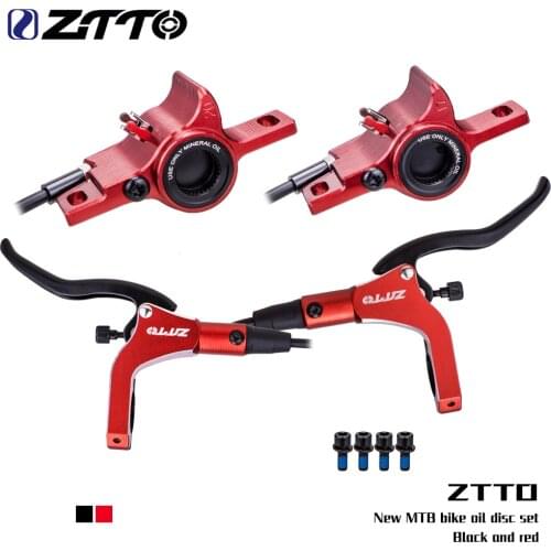 ZTTO MTB Hydraulic Disc Brake V1 CNC Calipers Dual Piston Left Front Right Rear Rotor Oil Pressure Ebike Power Cut M6100 MT200