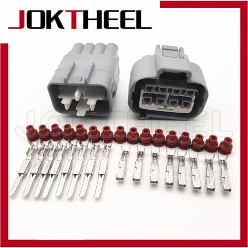 1/5/10/20 sets 8 Pin way male female Honda Accord XRV CRV rear radar plug headligh auto connector plug 7282-7080-40 7283-7080-40