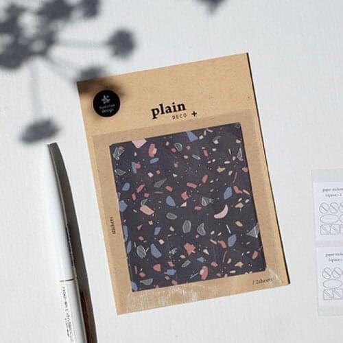 2sheets Korea Suatelier Scrapbooking High Quality Label Paper Book Sticker Print Stationery DIY Craft Decoration Home Supplies