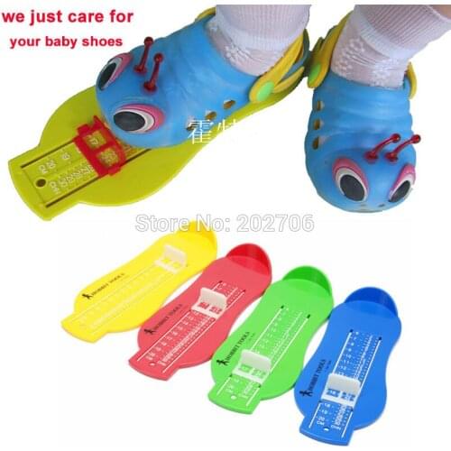 20cm Children foot measure gauge Toddler Baby Foot Foot measurement shoes measure tool shoes caculator 1pair/lot