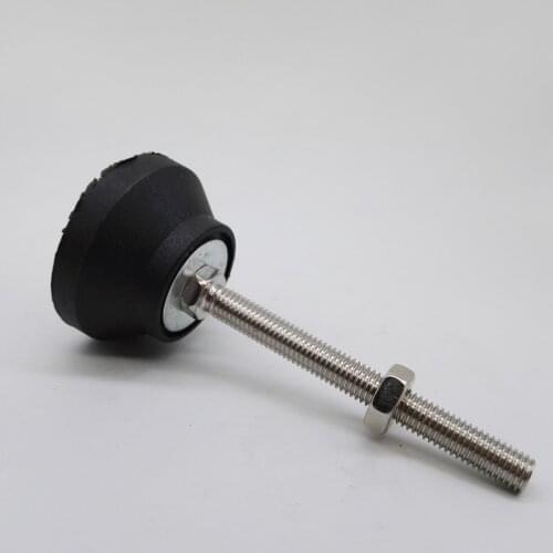 4Pcs 60/80mm Dia Nylon Base Fixed on Type thread 30/50/80/100 Adjustable Levelling Feet Furn anti-quake and skid-proof