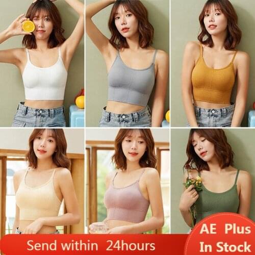 2pcs Women Push Up Bra Gathering Bralette Tube Tops Female Padded Sports Bras Sexy Seamless Wire free Underwear Lingerie