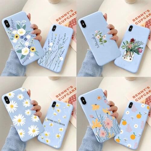 Flower Case For Samsung Galaxy S20 FE S10 S8 S7 Plus Ultra Edge S10e M30S M31S M51 Note 8 9 10 Plus 20 Ultra J7 J6 Quantum 2 Bag