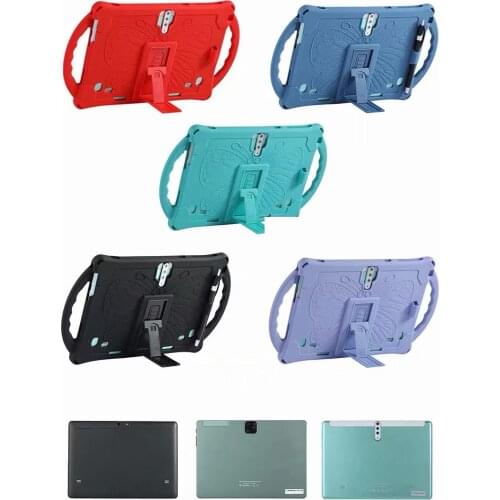 Handle Silicone Cover Universal 10.1 "12" 14 Android Learning Machine Student Tablet Computer Fall Proof Coat Soft Cover