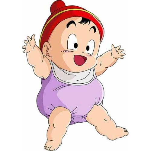 Dawasaru for Goku Baby Cartoon Car Sticker Sunscreen Decal Laptop Motorcycle Auto Accessories Decoration PVC,13cm*9cm