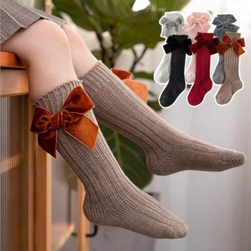 Newborn baby girls socks New Kids Socks Toddlers Girls Knee High Long Soft Cotton Lace baby Socks Children Socks