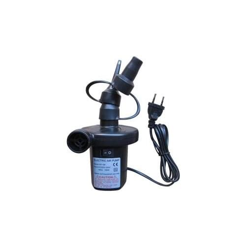Electric pump for inflatable boat + lazy bag inflatable with AC 220V fast Inflator + blow up , Battery or Rechargeable optional