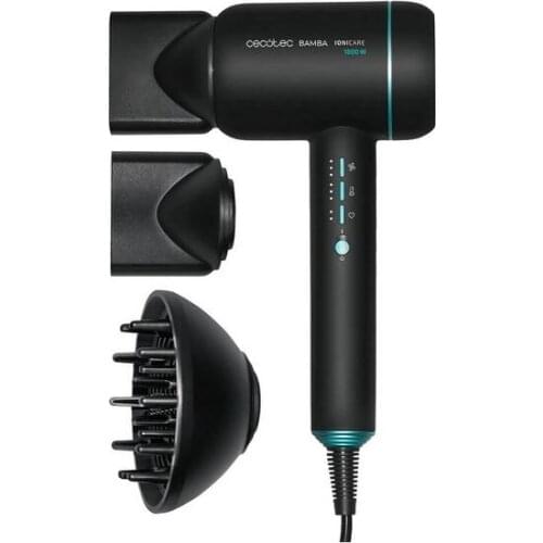 Hairdryer Cecotec Bamba IoniCare 6000 RockStar Ice Black 1800 W (Refurbished A+)