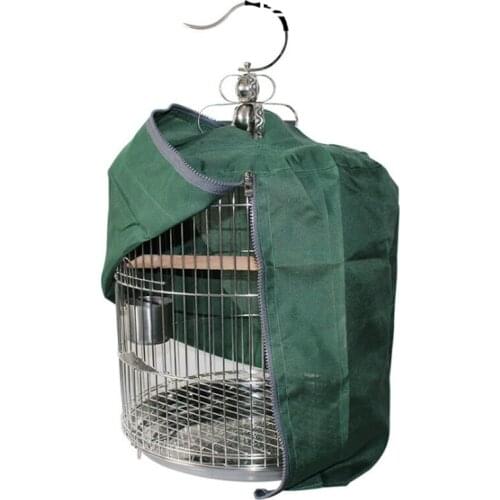 Round Cage Thick Darkness Breathable Bird Cage Protective Cloth Cover Windproof Bird Parrot Nests Cover Accessories Supplies