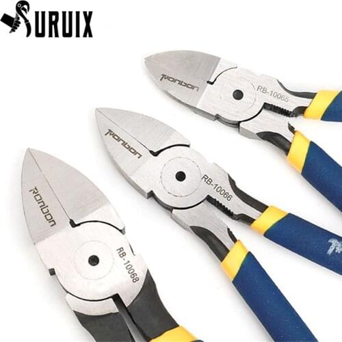 5 6 7 Inch Diagonal Cutting Plier Wire Stripping Tool Side Cutter Cable Burrs Nipper Electricians DIY Professional Repair Tools