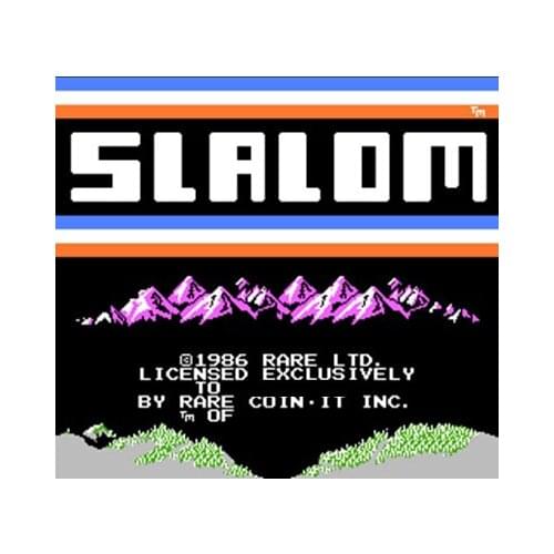 Newest Slalom Region Free 8 Bit Game Card For 72 Pin Video Game Player