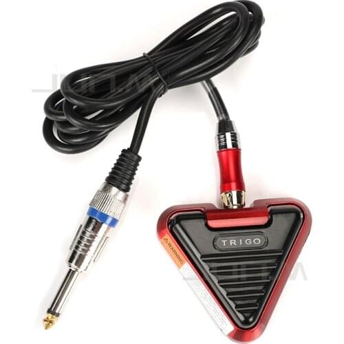 Premium TRIGO Tattoo Foot Pedal Switch with Silicone RCA Cord For Power Machine Set Supply