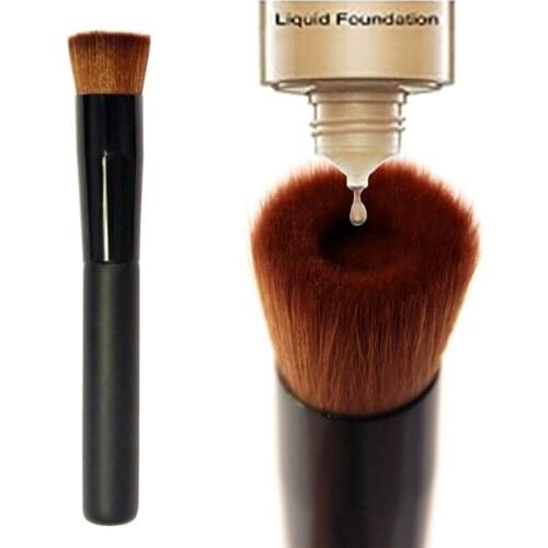 Black Concave Liquid Foundation Brush BB Cream Single Makeup Brushes Professional Beauty Tools Pincel Maquiagem Make Up